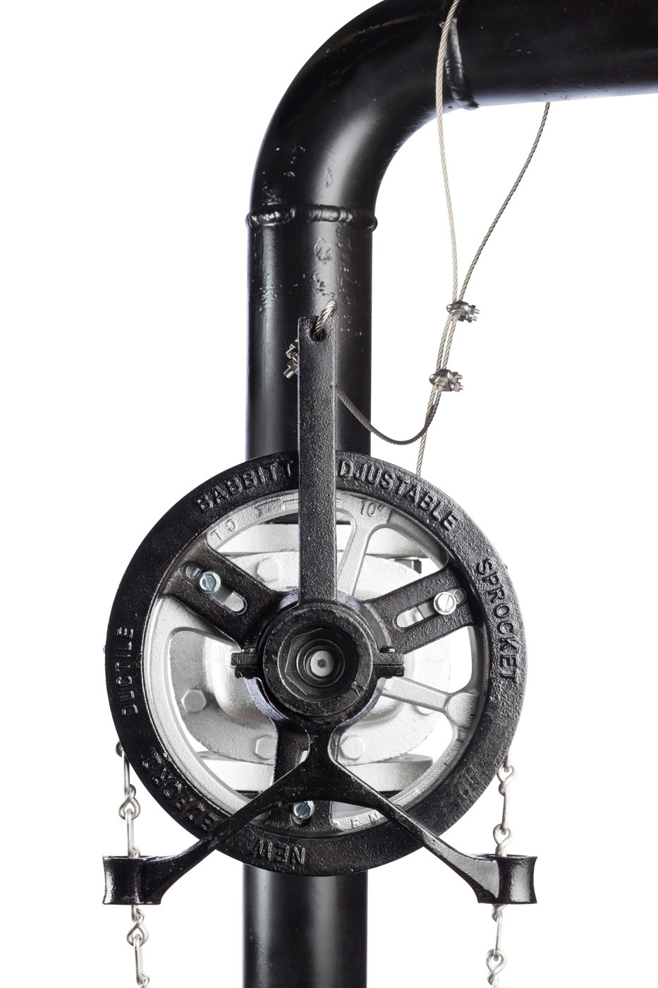 Cast Iron Safetywheel Configuration
