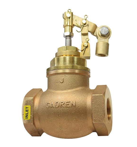 Gadren Brass Globe Float Valves Hot Water - GHF